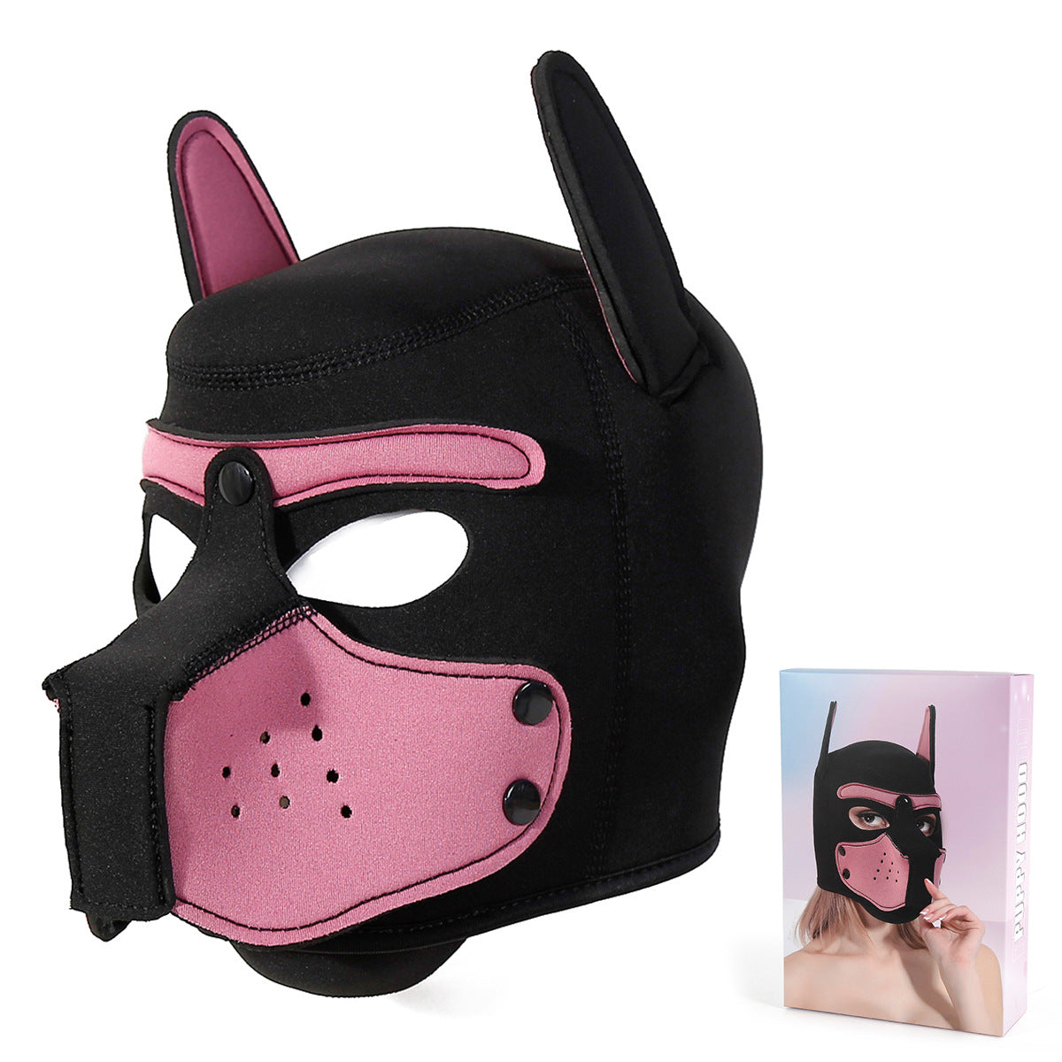 Sexy men and women training masks
