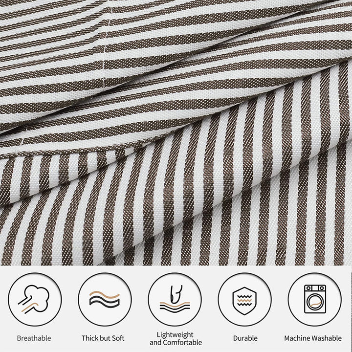 Striped backless mystery apron