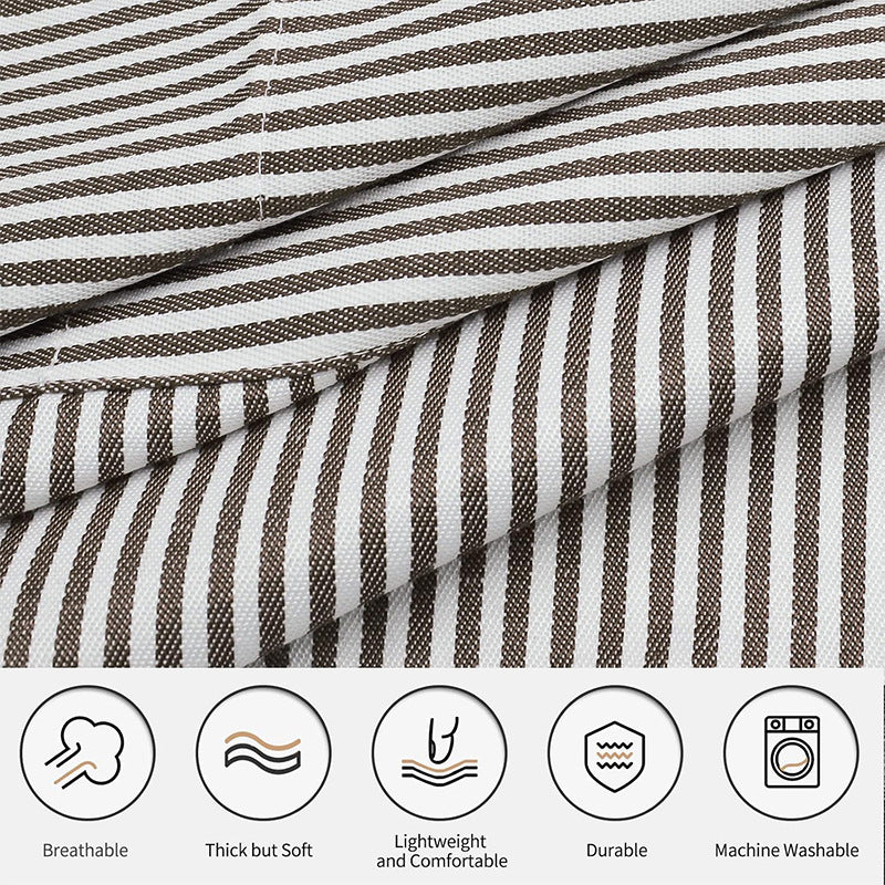 Striped backless mystery apron