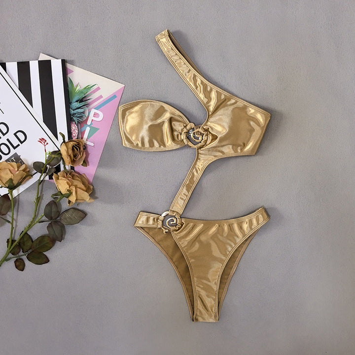 Popular one-piece swimsuit bikini