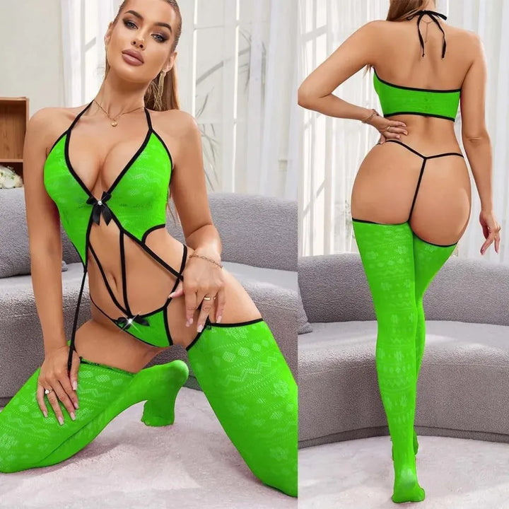 Sexy high-waisted bodysuit
