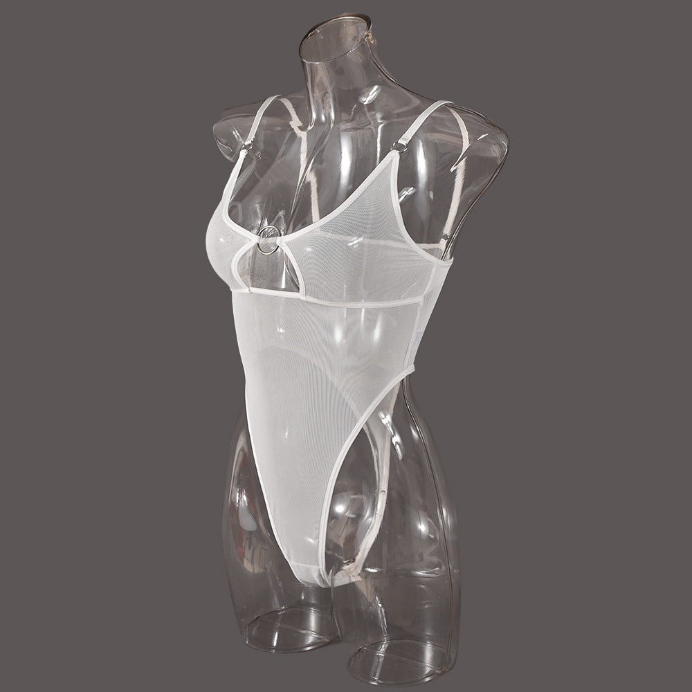 Allure Sheer Mesh Ring Bodysuit