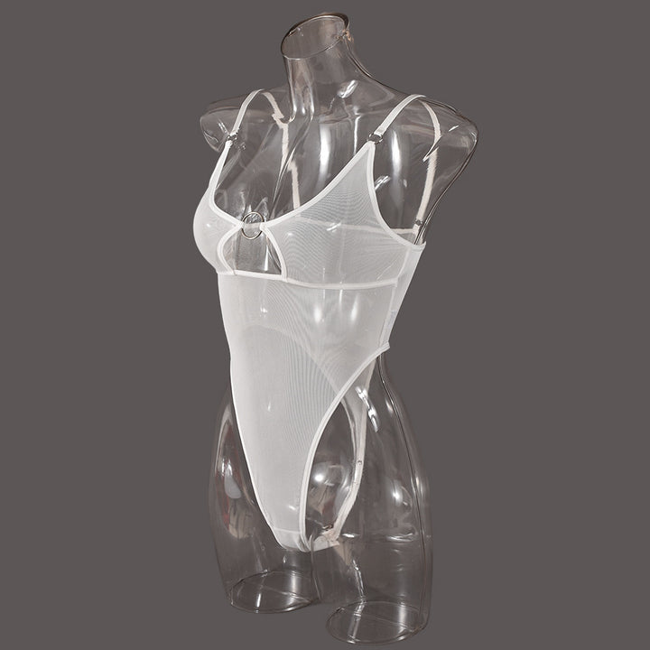 Allure Sheer Mesh Ring Bodysuit