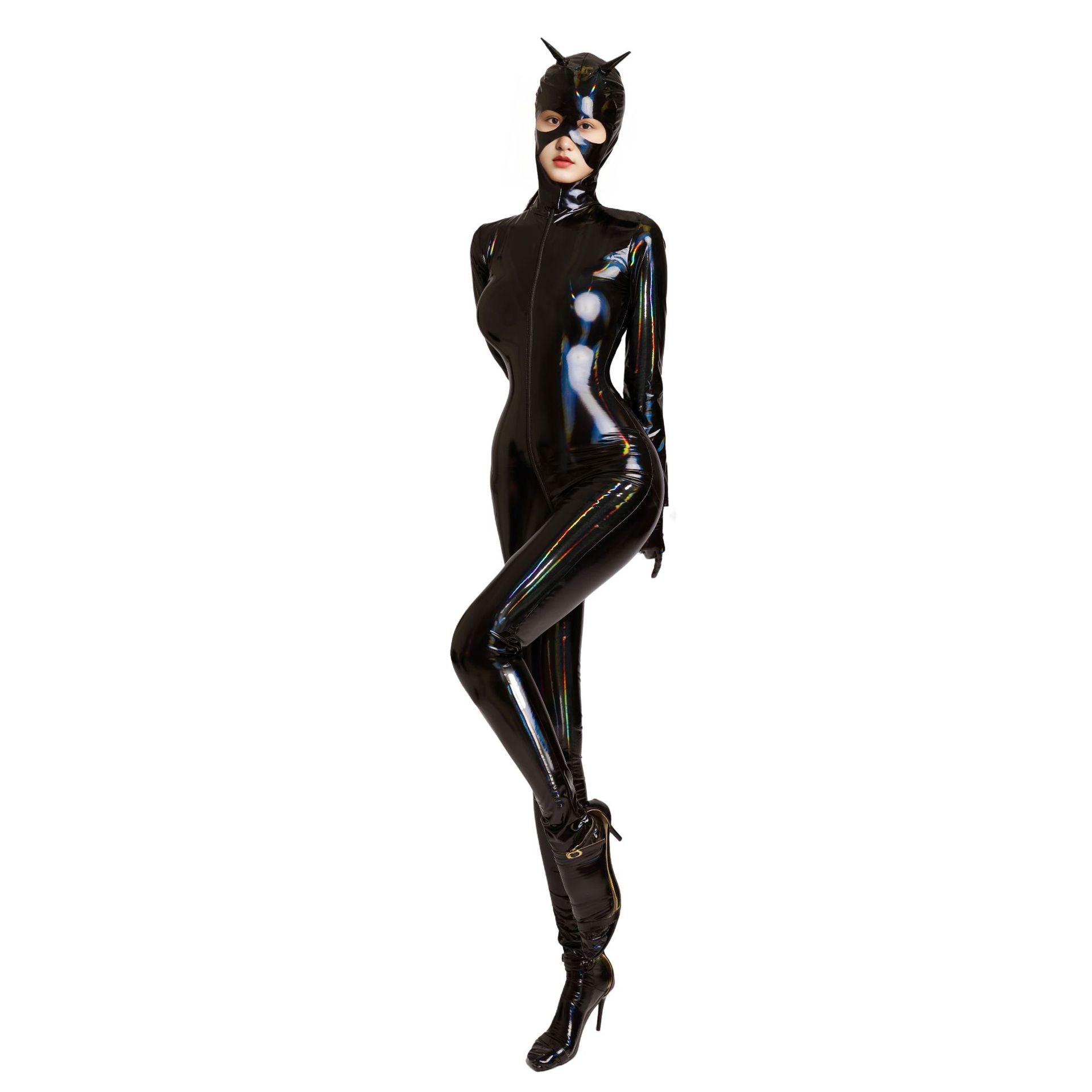 Leather Catwoman Bodysuit