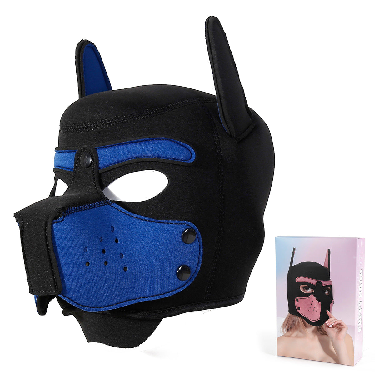 Sexy men and women training masks