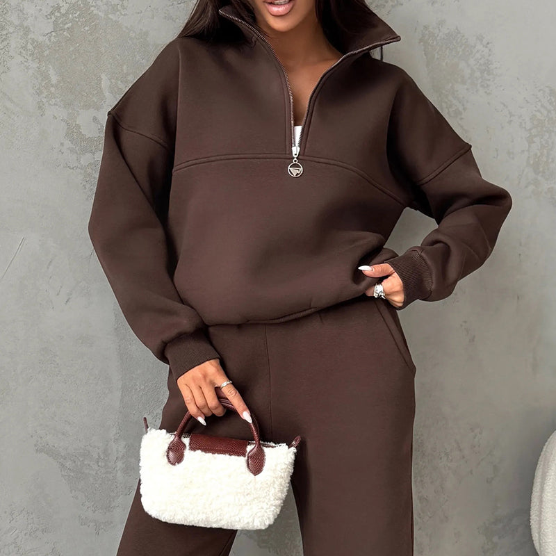 Casual Sweatshirt Set for Autumn/Winter