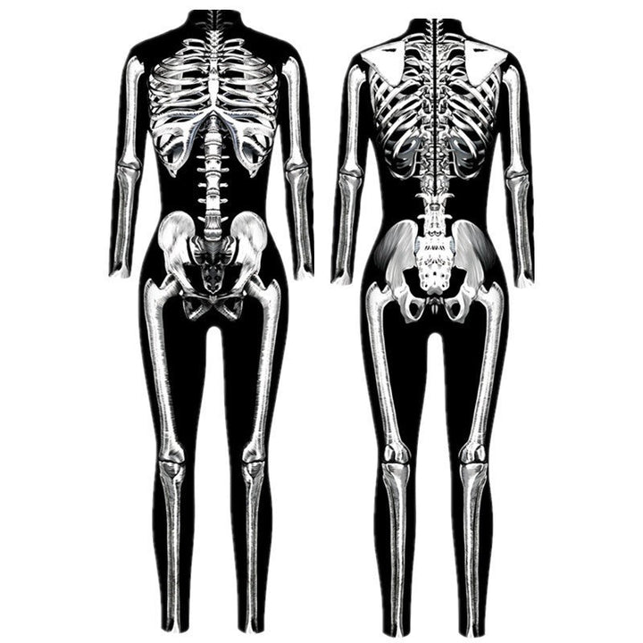 New Halloween skull colorful 3D digital printing leggings