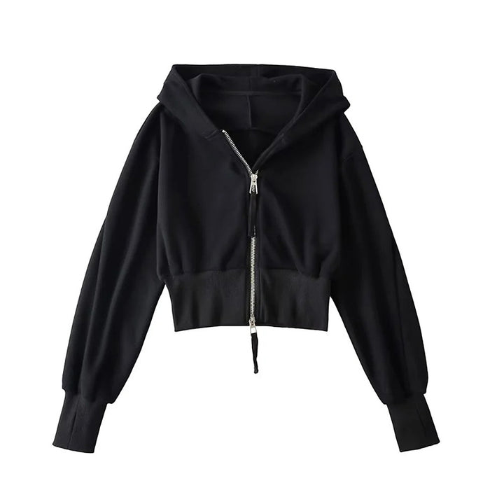 New Stylish Double-Zipper Hooded Sweatshirt (Spring/Autumn Style)