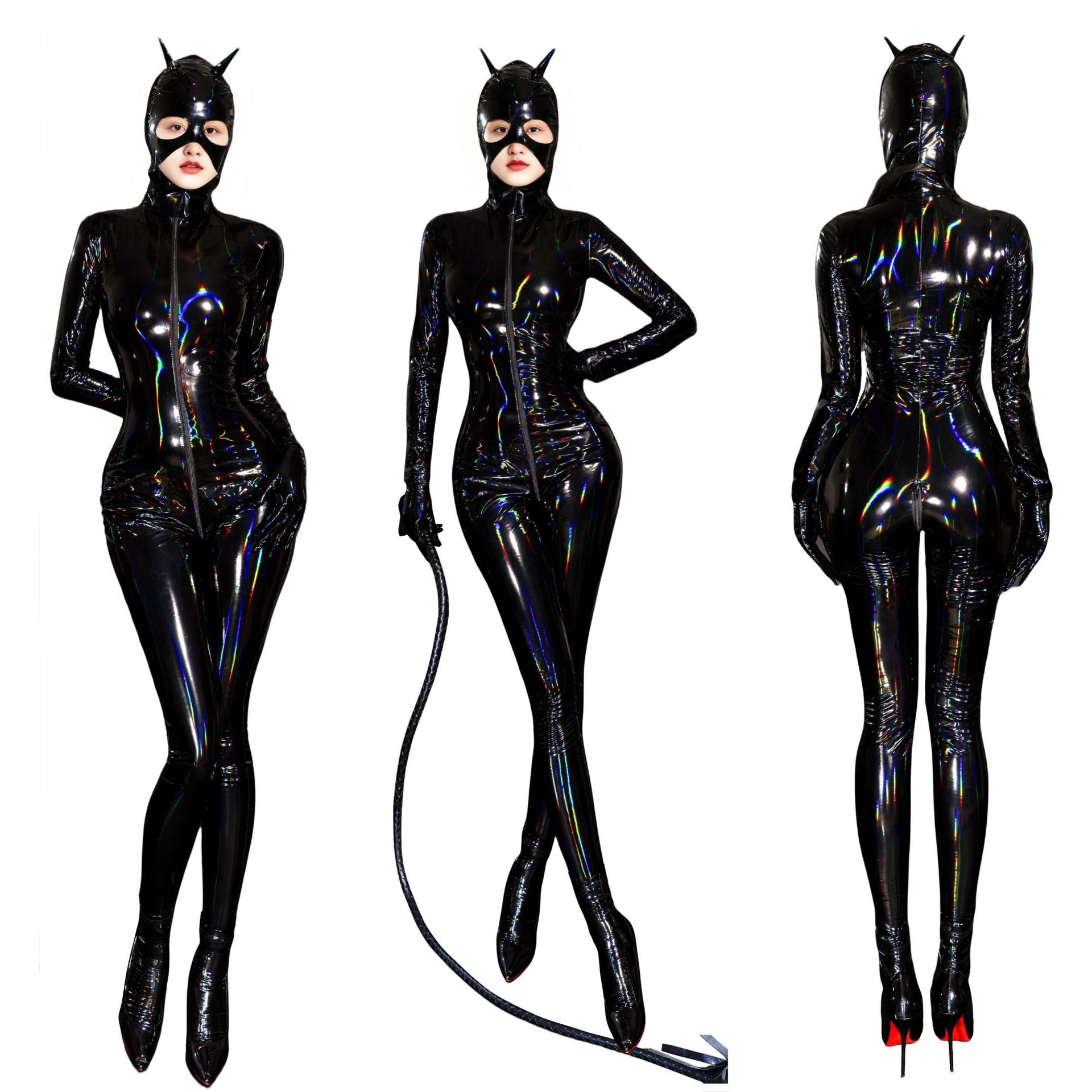 Leather Catwoman Bodysuit