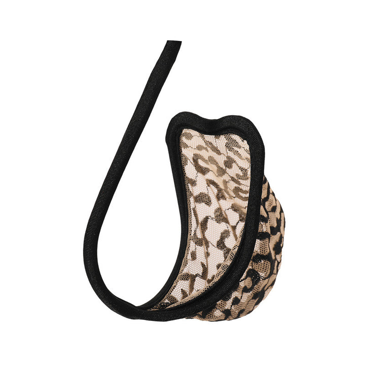 Men’s leopard-print “elephant trunk” style underwear
