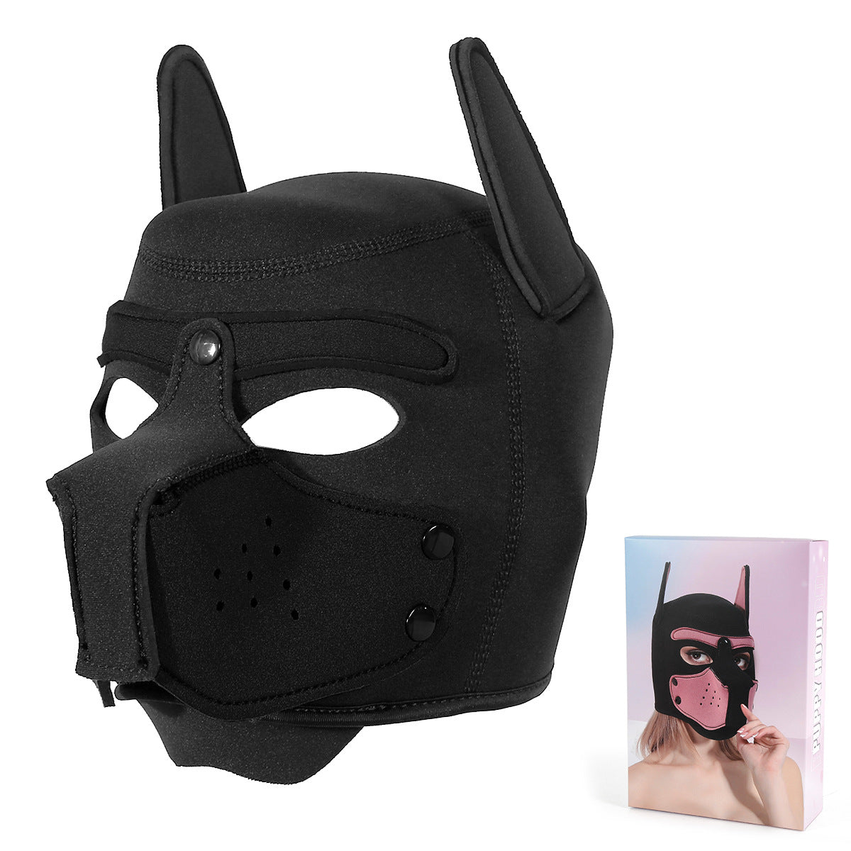 Sexy men and women training masks