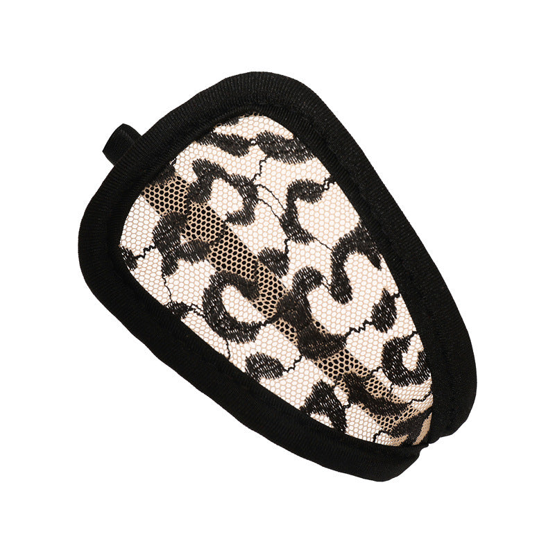 Men’s leopard-print “elephant trunk” style underwear