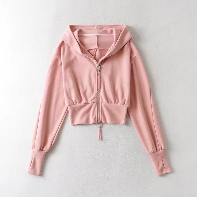 New Stylish Double-Zipper Hooded Sweatshirt (Spring/Autumn Style)
