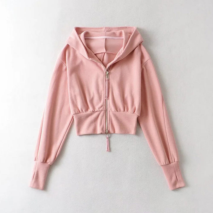 New Stylish Double-Zipper Hooded Sweatshirt (Spring/Autumn Style)