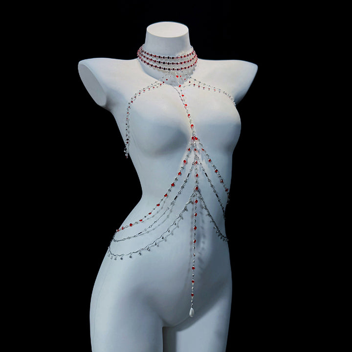 Tassel Choker Body Chain