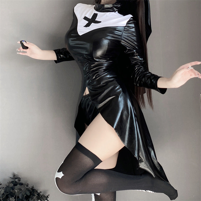 Dark Nun Costume Cross Cosplay