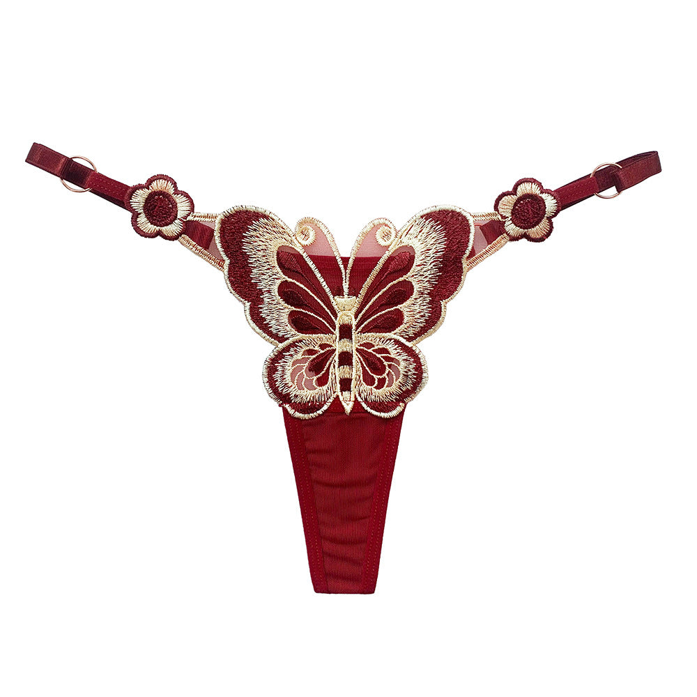 Tanga mit Schmetterlingselementen