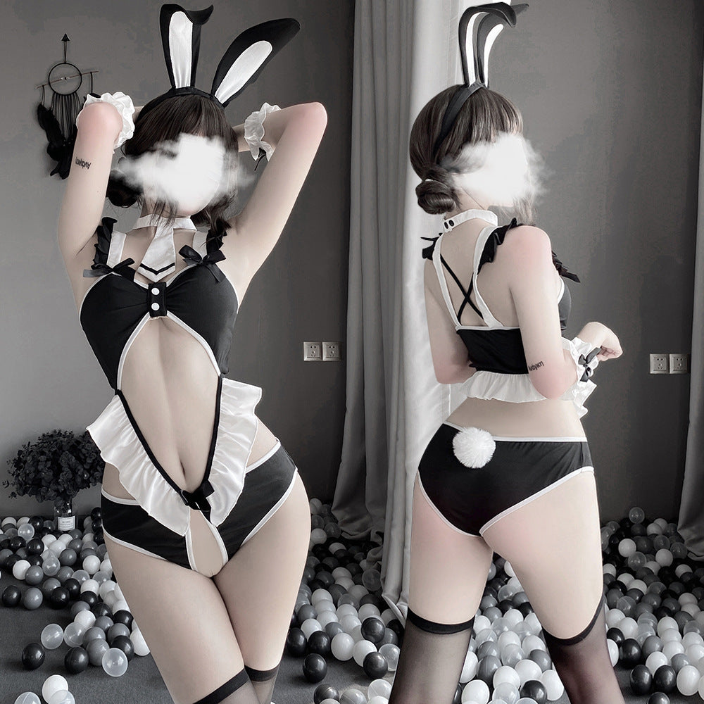 Sexy bunny girl in sexy uniform