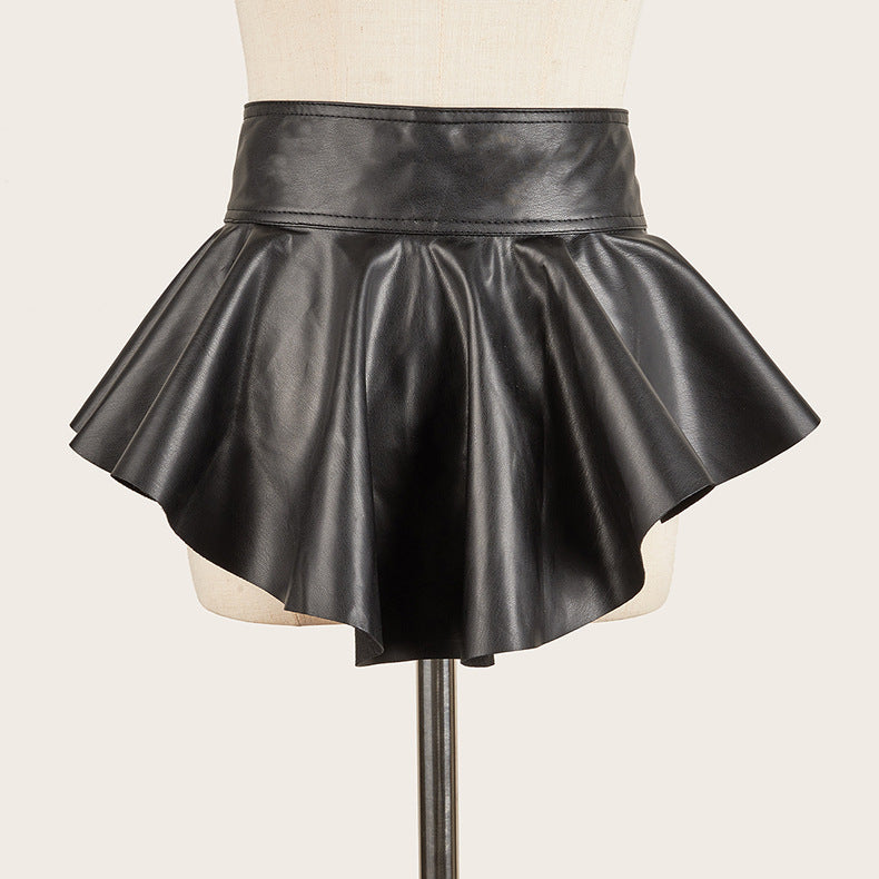 New swallowtail belted skirt