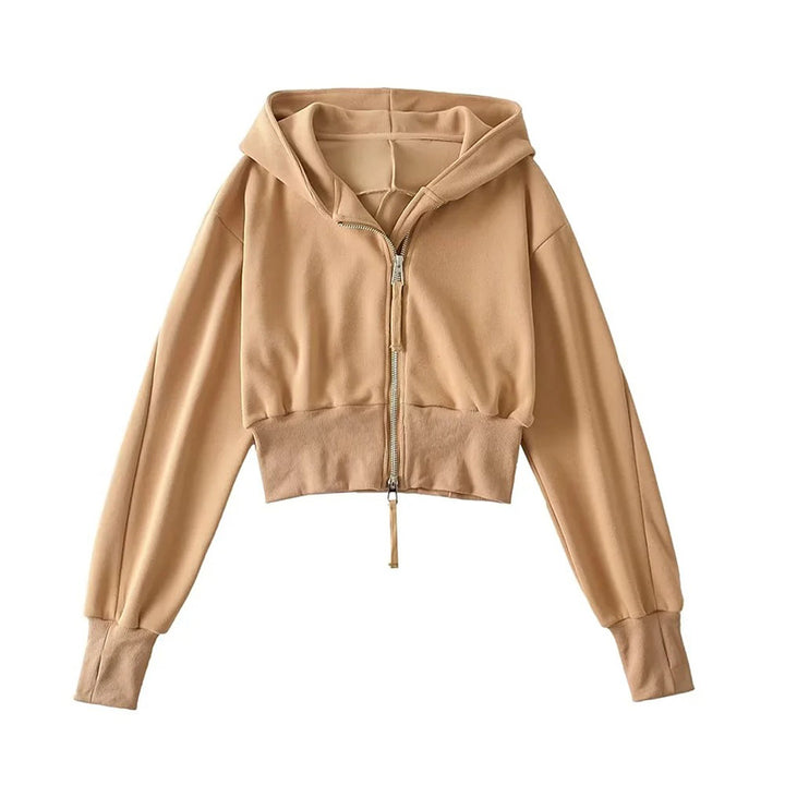 New Stylish Double-Zipper Hooded Sweatshirt (Spring/Autumn Style)
