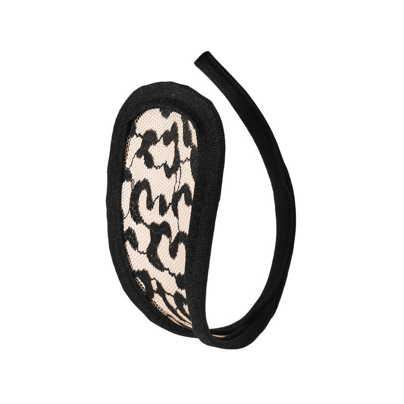 Men’s leopard-print “elephant trunk” style underwear
