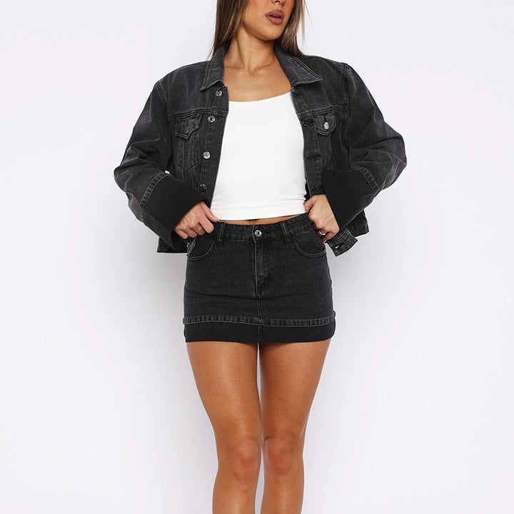 Women’s New Stretch Skirt (with Folded Hem)