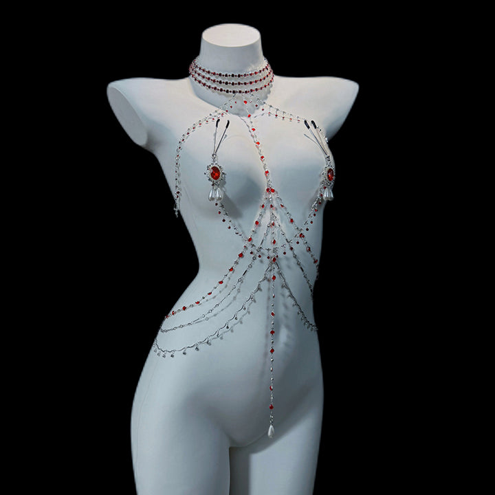 Tassel Choker Body Chain