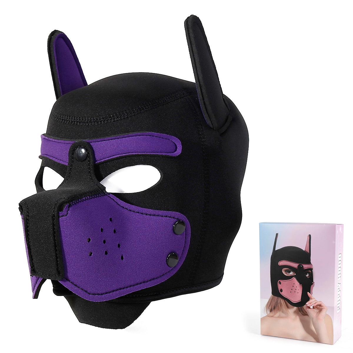 Sexy men and women training masks