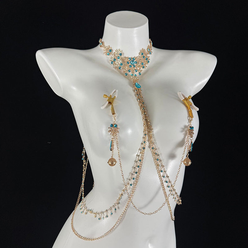 Sexy Sapphire Body Chain