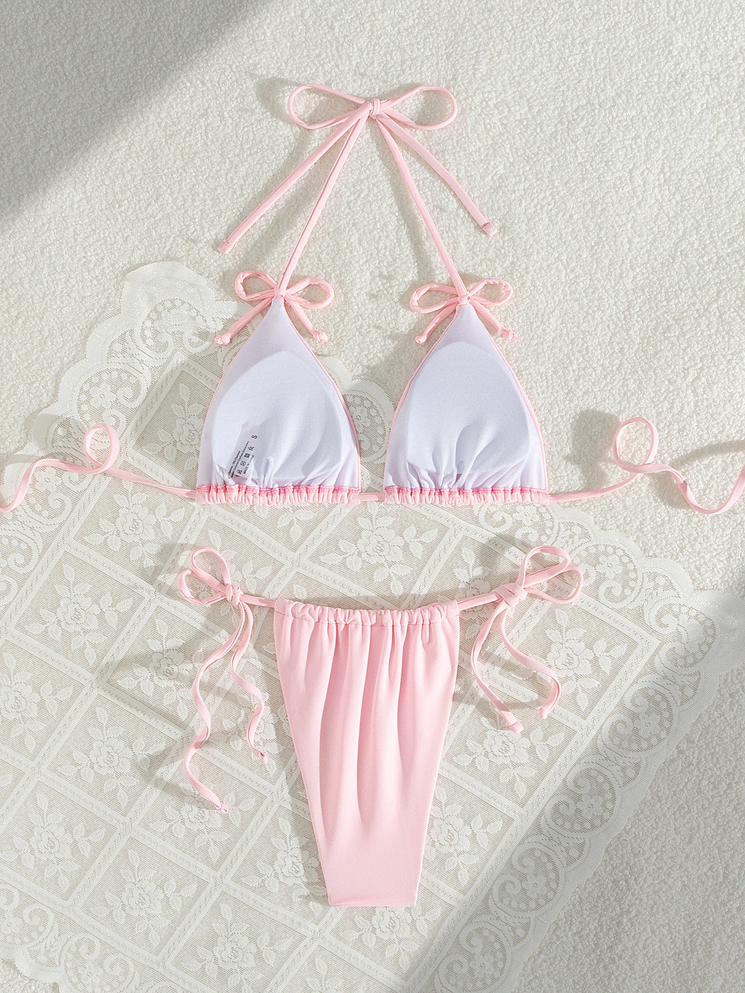 Swimsuit with bow detail, sexy swimwear
