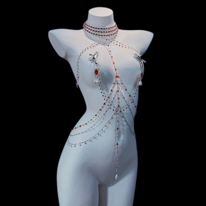Tassel Choker Body Chain