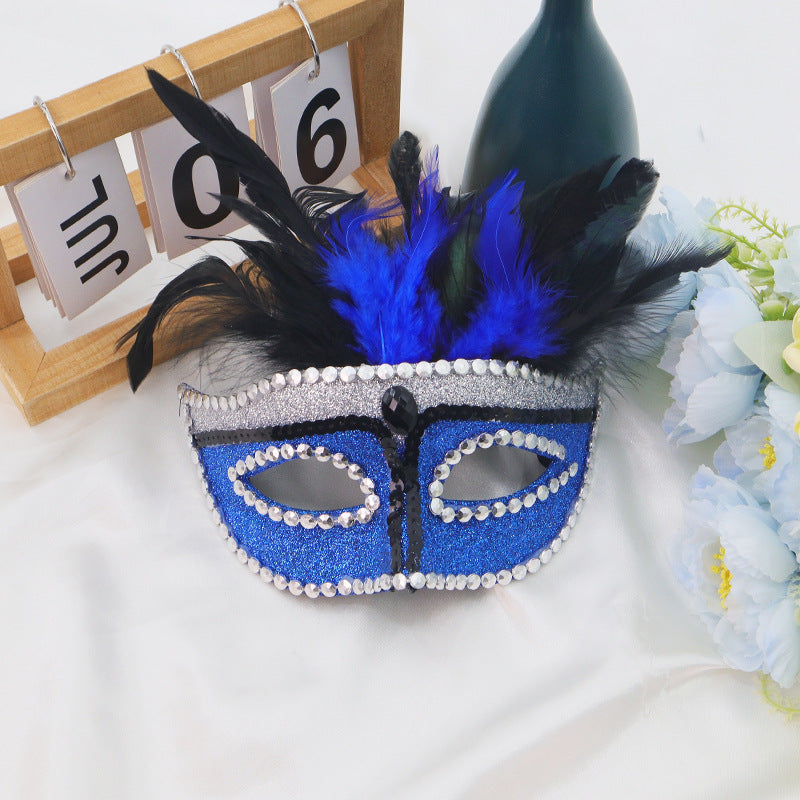 Halloween Goddess Half Face Mask