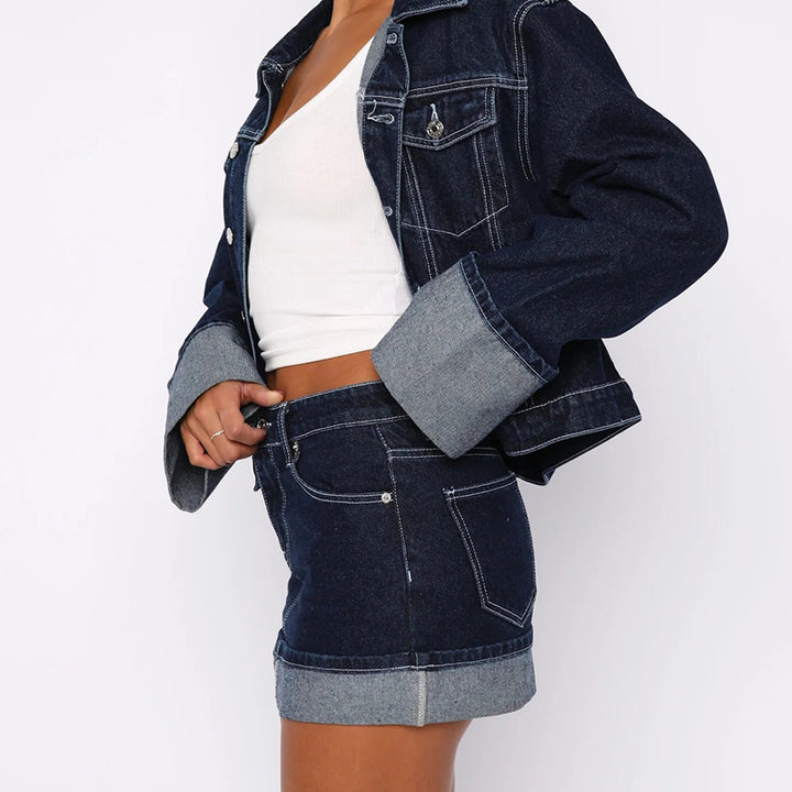 Women’s New Stretch Skirt (with Folded Hem)