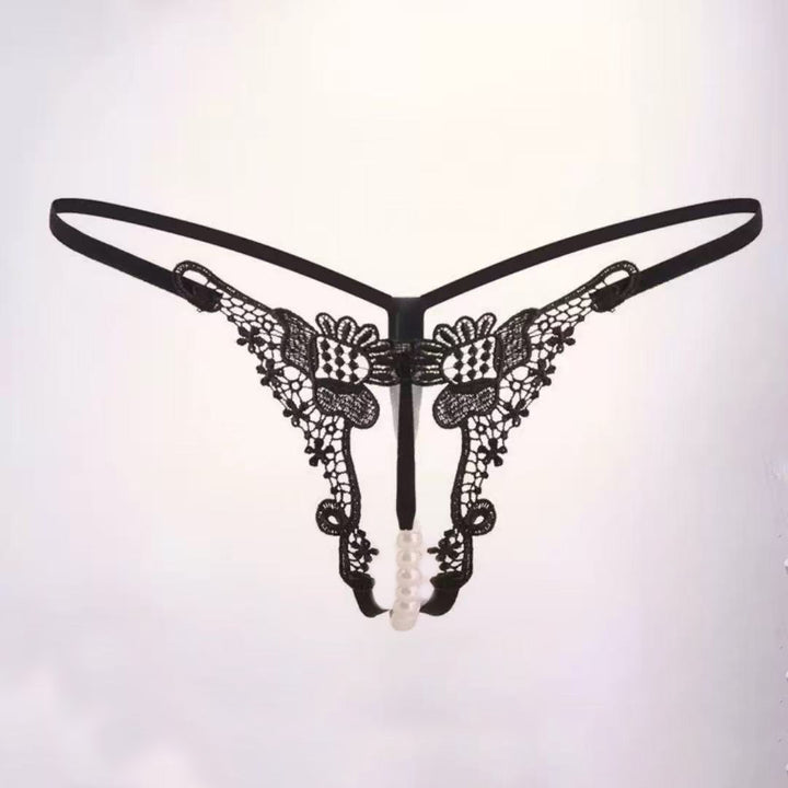 Pearl massage thong