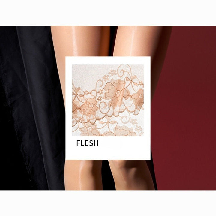 Lace Fusion Sheer Panty-Stockings