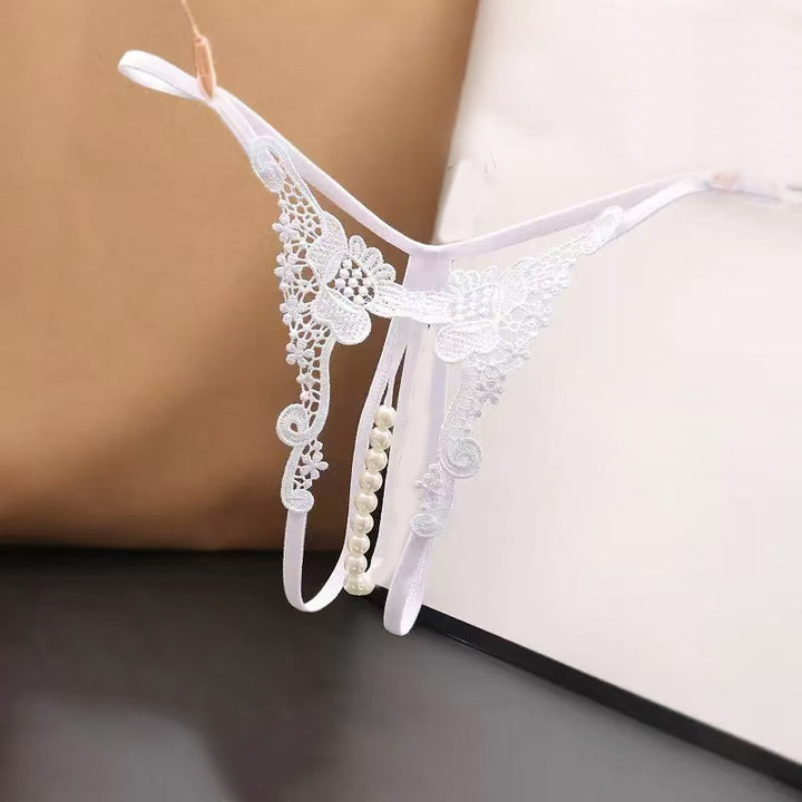Pearl massage thong