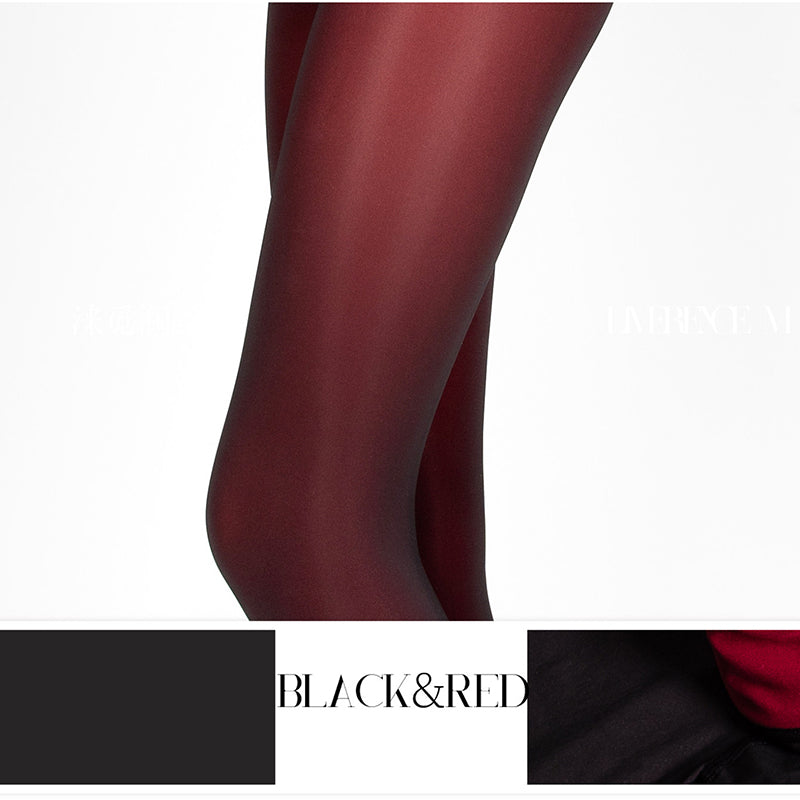 Autumn/Winter 150D Two-Tone Composite Fabric Tights