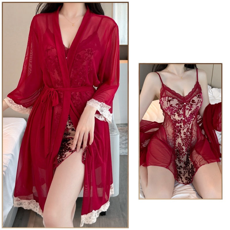 Brand-new sheer camisole sleepwear set