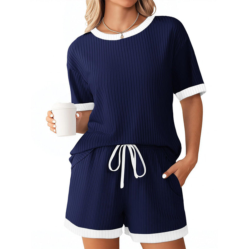 New Summer Short-Sleeved Loungewear Set