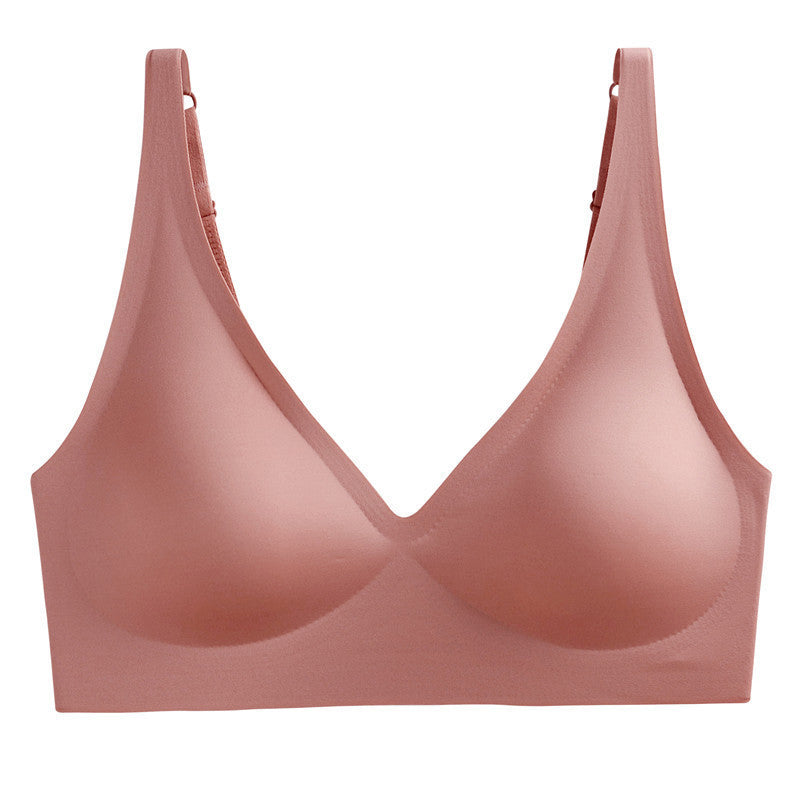 Best-selling leopard print non-wired anti-sag bra