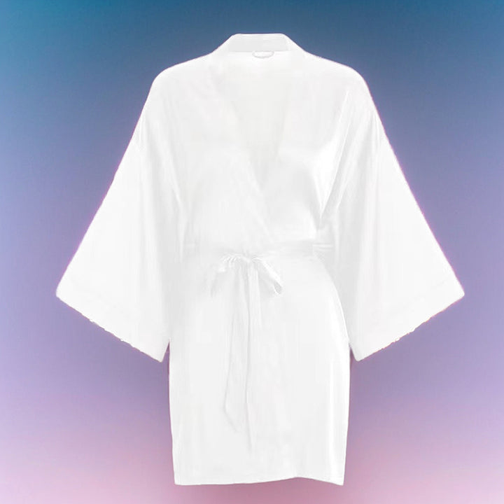 New Sexy Lightweight Ice Silk and Lace Nightgown