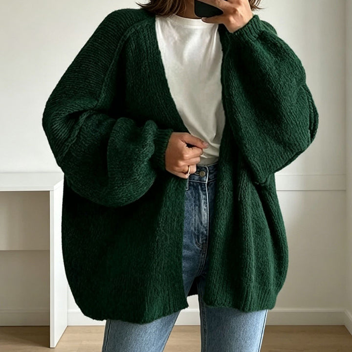 New Autumn/Winter Chunky-Knit Long-Sleeve Cardigan