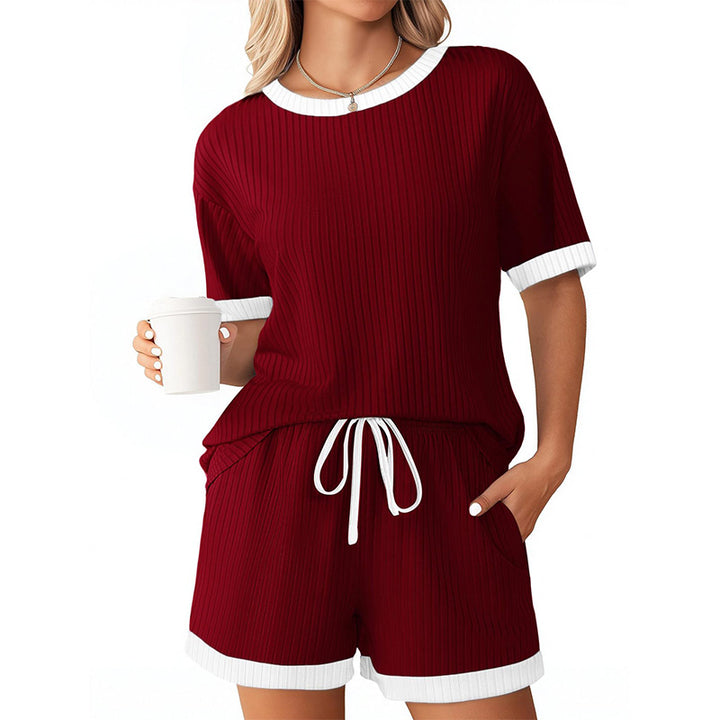 New Summer Short-Sleeved Loungewear Set
