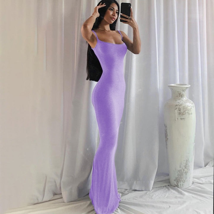 Best-Selling Solid-Color Spaghetti-Strap Dress