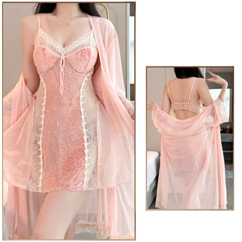 Brand-new sheer camisole sleepwear set