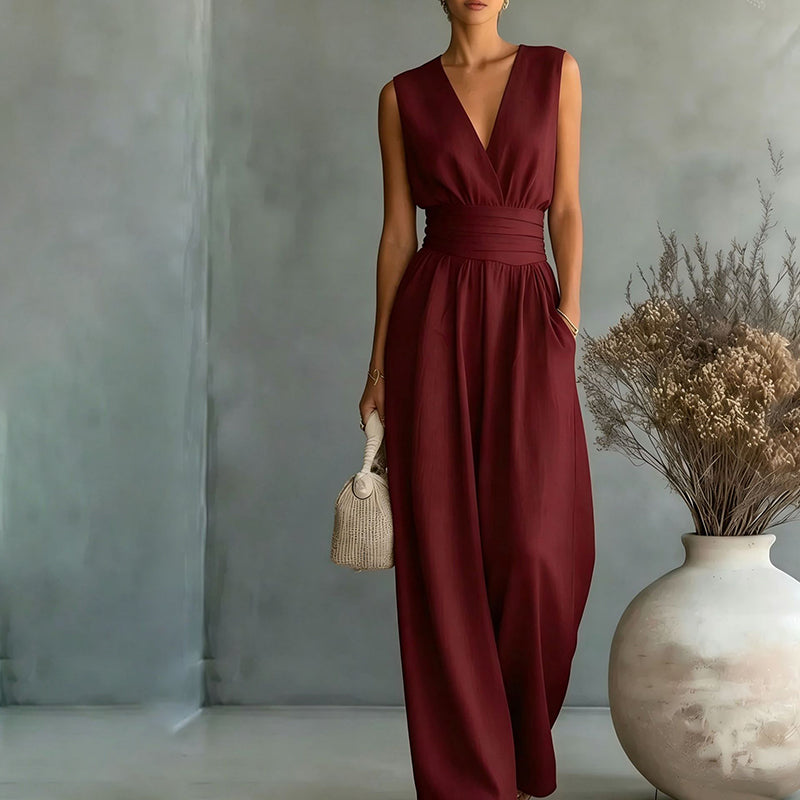 Elegant V-neck women&