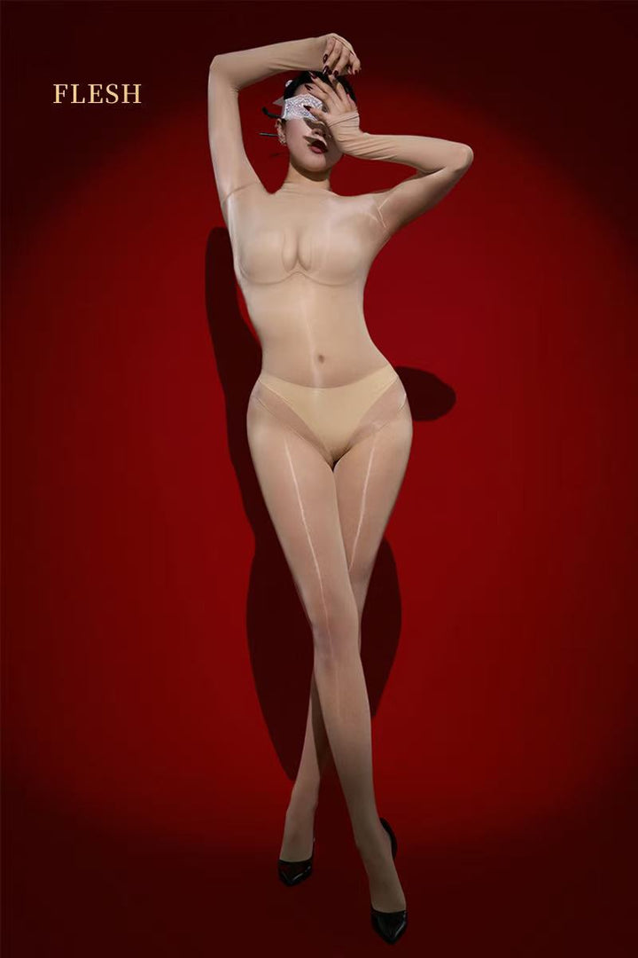 New shiny silky seamless body stockings