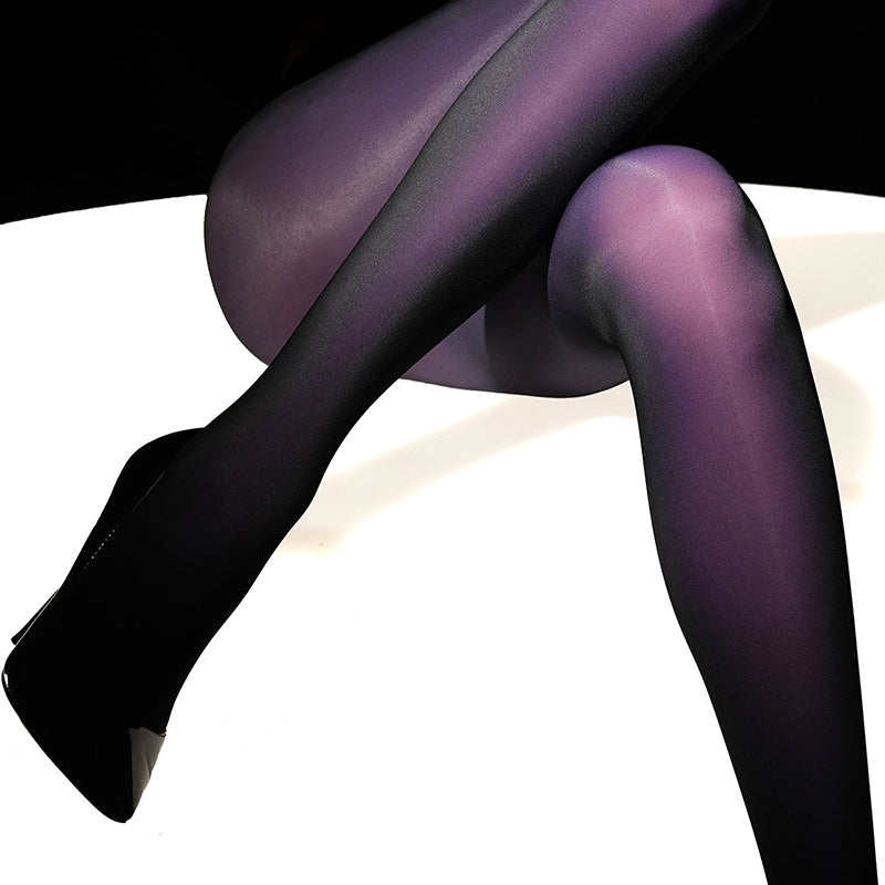 Autumn/Winter 150D Two-Tone Composite Fabric Tights