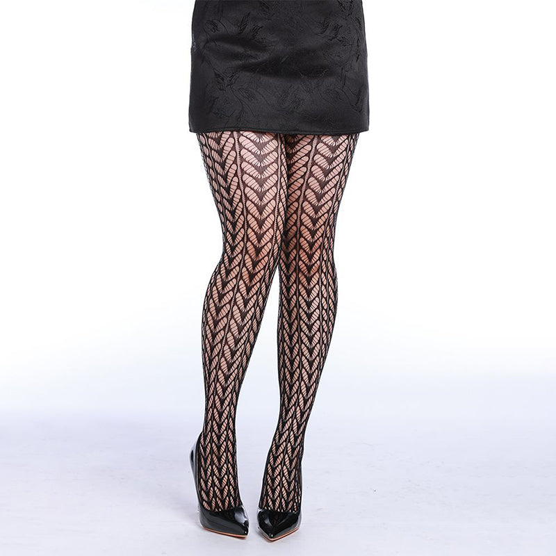 Sexy Jacquard Mesh Stockings