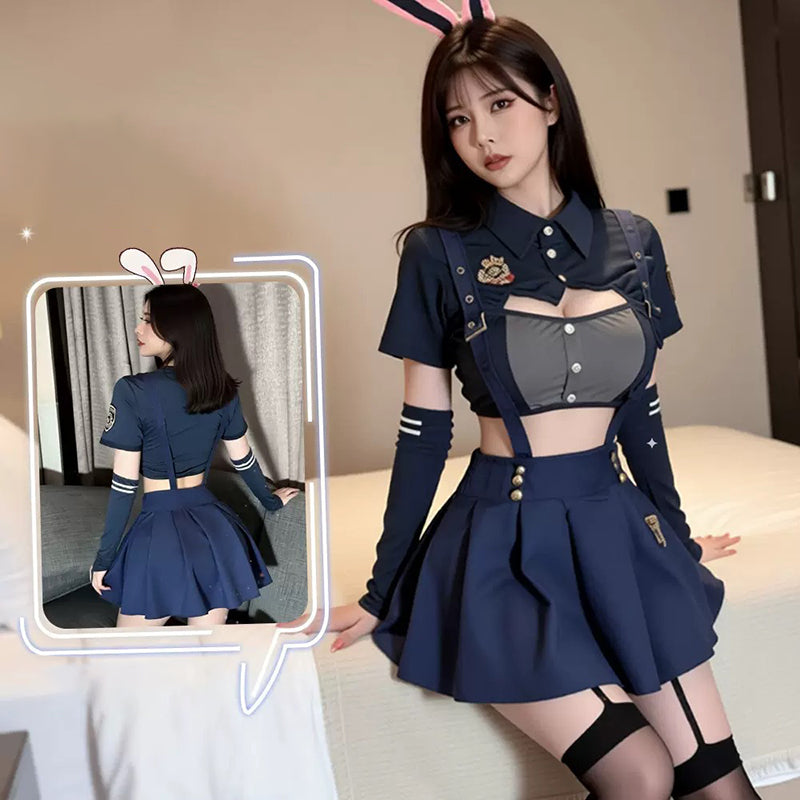 Sexy Bunny Cop Cosplay Costume